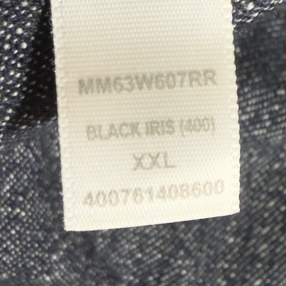 Marc Anthony Men's Shirt Black‎ Iris XXL Luxury Fabric Slim Fit Button Up Down - Picture 6 of 9
